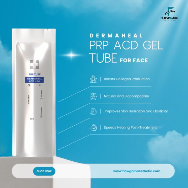 DERMAHEAL PRP ACD GEL FOR FACE TUBE 20 PCS