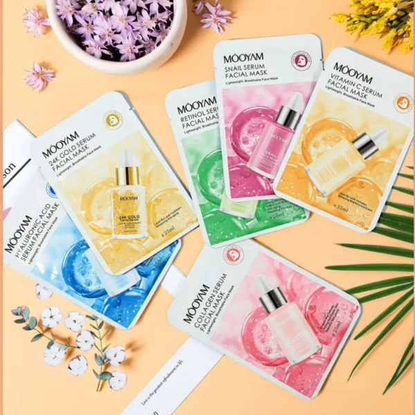 KOREAN MOOYAM SERUM FACIAL SHEET MASK
