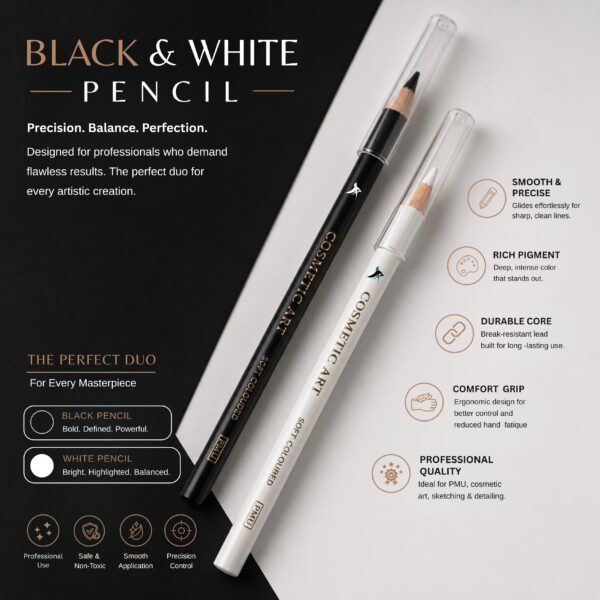 PMU WHITE & BLACK PANCIL