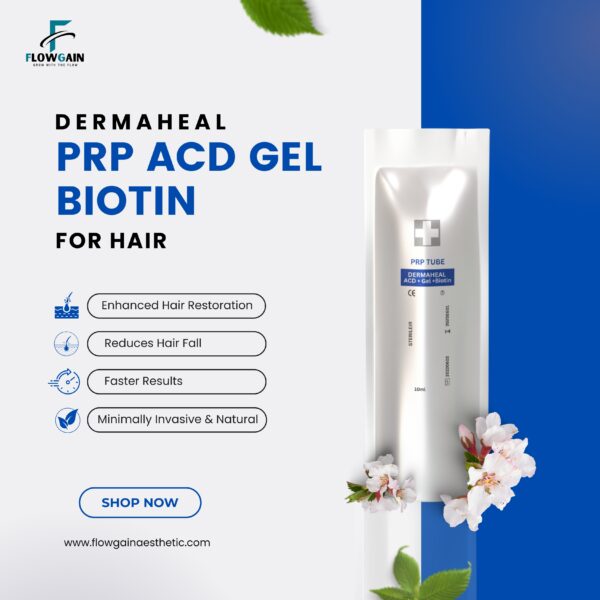 DERMAHEAL PRP ACD GEL BIOTIN TUBE (20 PCS)